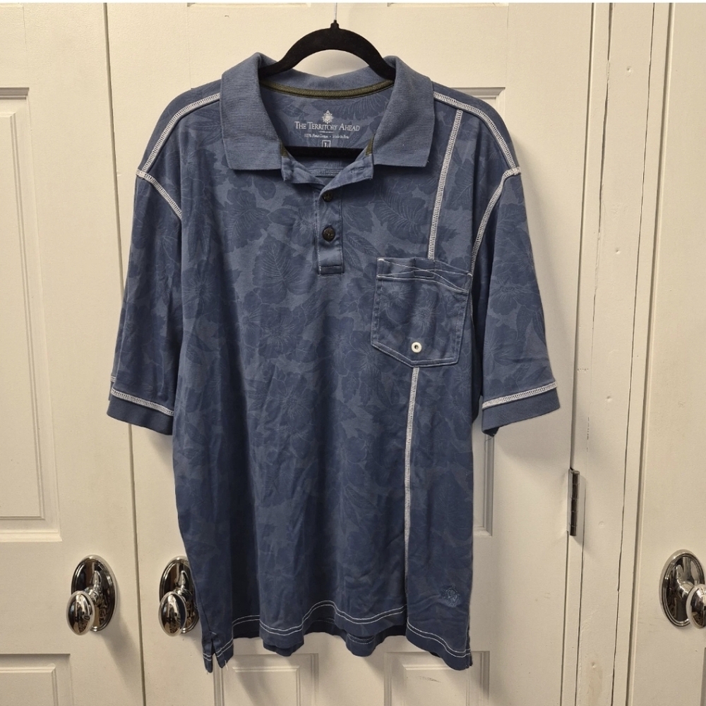 The‎ Territory Ahead Indigo Polo Shirt